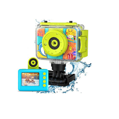 S70 Waterproof Flip Camera (Yellow/Blue)