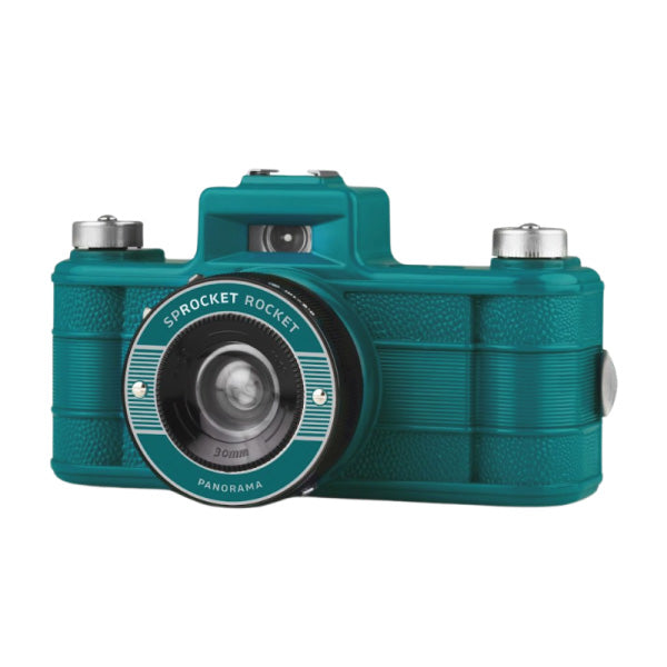 Lomography Sprocket Rocket 35mm Camera (Peacock) — alternate view