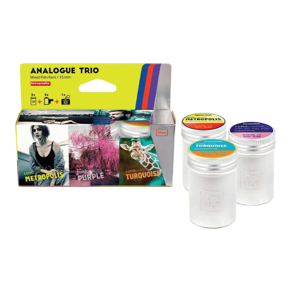 Lomography 35mm Trio Mixed Film Set (3-Pack)