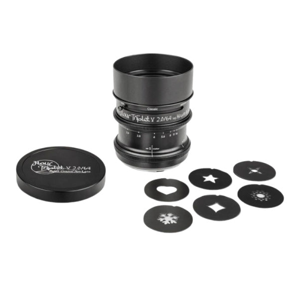 Lomography Nour Triplet 64 Bokeh Control Art Lens V2.0 (Black, Sony E-Mount)
