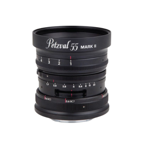 極上品 Lomography 55mm F1.7 Mark II キヤノンRF Lomography Petzval 55mm F1.7 MKII Art Lens for Nikon Z (Black