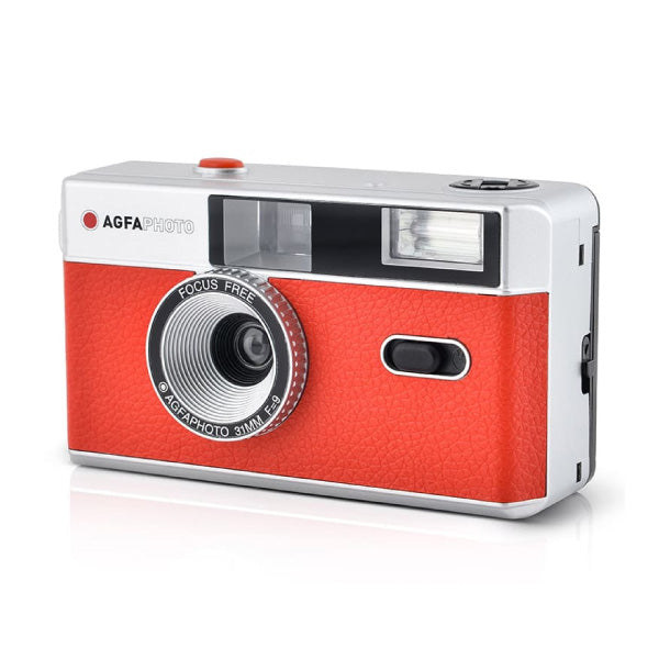 AgfaPhoto 603001 35mm Film Camera (Red)