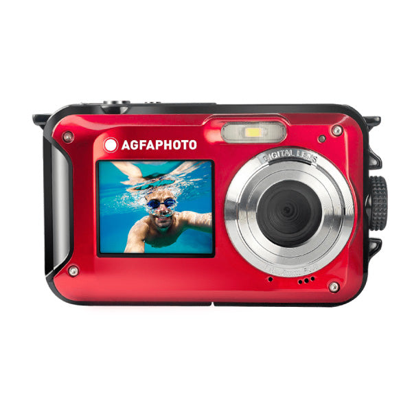 AgfaPhoto WP8000 Waterproof Digital Camera (Red)