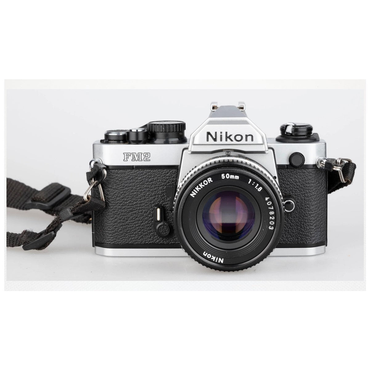 Nikon FM 35mm Film SLR Camera with 50mm F2 Lens