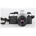 Nikon FM 35mm Film SLR Camera with 50mm F2 Lens