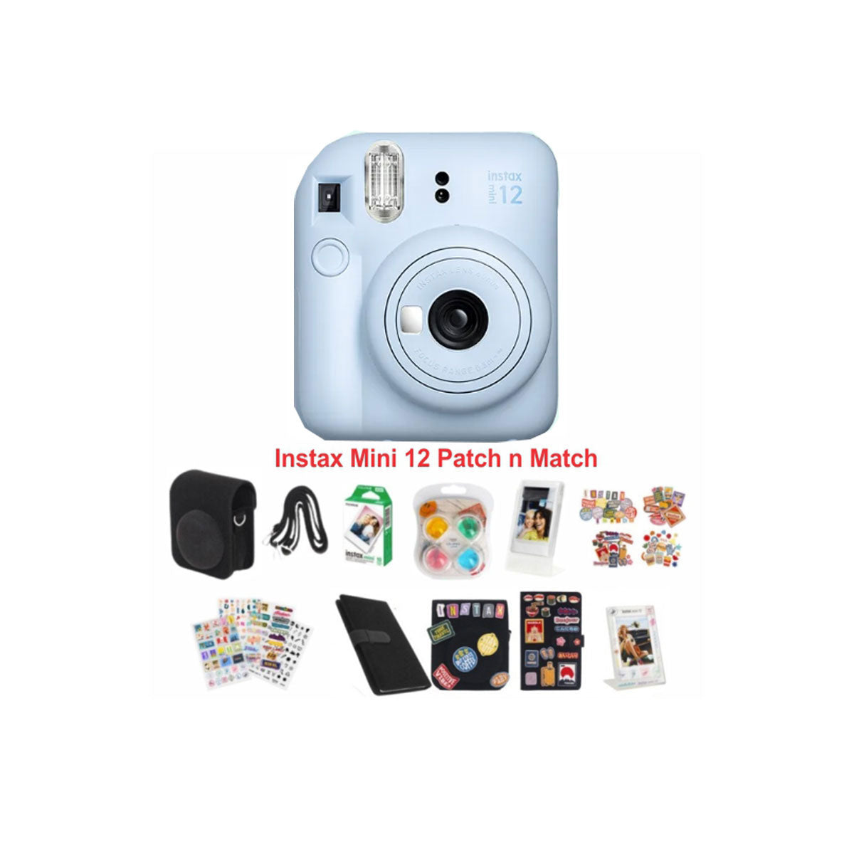 Fujifilm Instax Mini 12 Patchwork Edition (Blue)