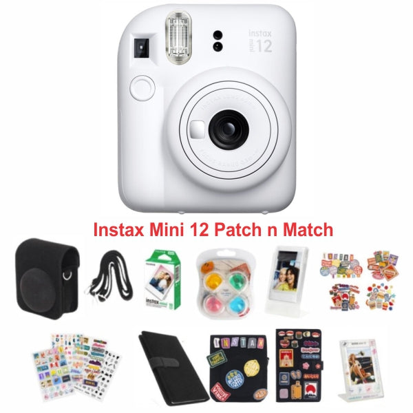 Fujifilm Instax Mini 12 Patchwork Edition (White)