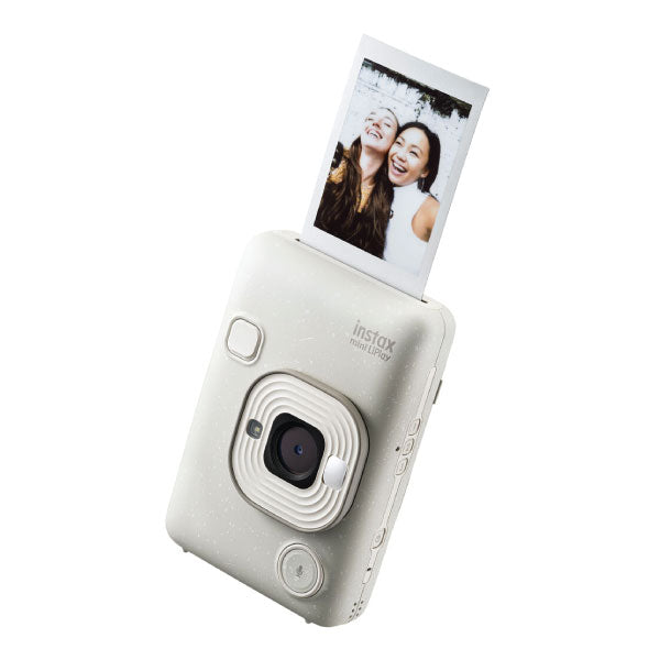 Fujifilm Instax Mini LiPlay Hybrid Instant Camera (White)
