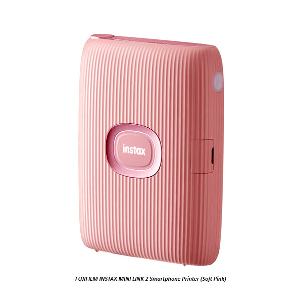 FujiFilm Instax Mini Link 2 -White Mini Film Instax Printer Pink
