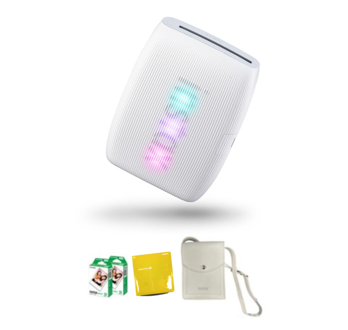 Fujifilm Instax Mini Link3 Smartphone Printer Special Bundle - White