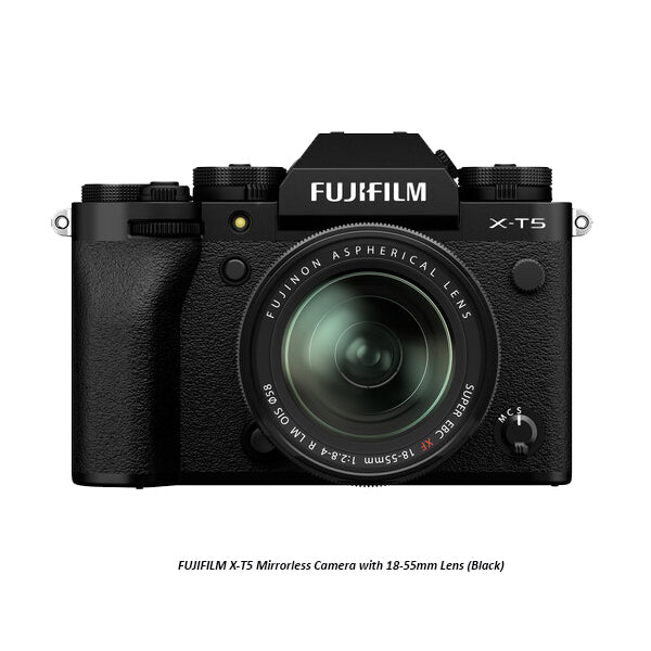 FUJIFILM X-T5 / XT5 Mirrorless Camera Black 18-55mm Kit