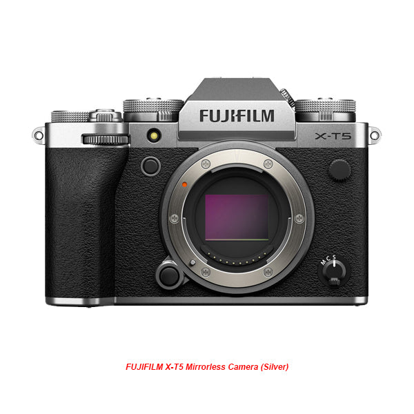 Fujifilm X-T5 Mirrorless Camera (Silver, Body Only)