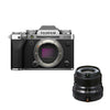 Fujifilm X-T5 Mirrorless Camera with XF23mm F1.4WR (Silver)