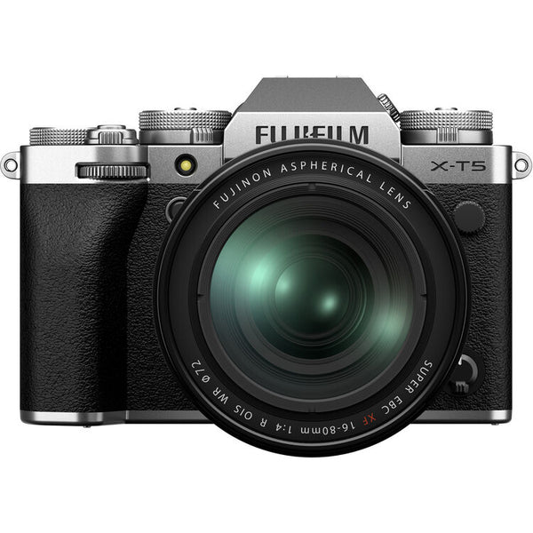 Fujifilm X-T5 Mirrorless Camera 16-80mm Kit (Silver) — alternate view