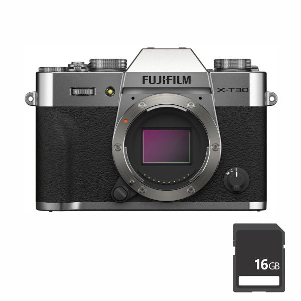 Fujifilm X-T30 II Mirrorless Camera (Silver, Body Only)