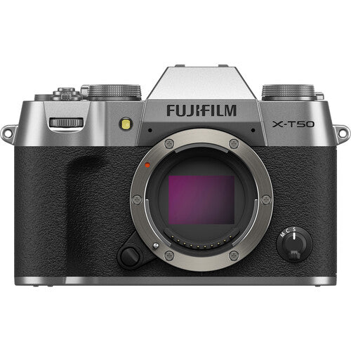 Fujifilm X-T50 Mirrorless Camera (Silver, Body Only)