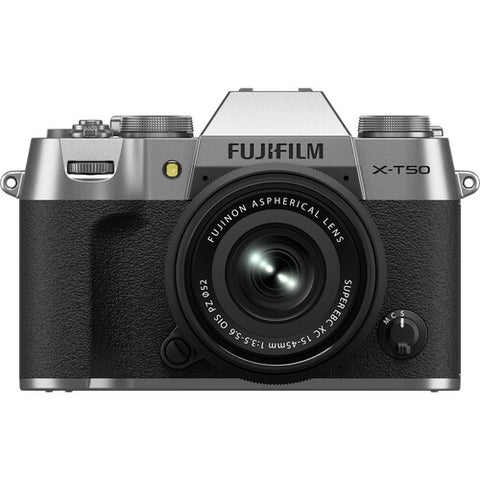 XT50 Silver 15-45mm Lens