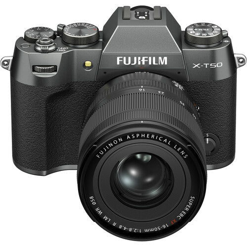 X-T50 Mirrorless Camera with XF 16-50mm Lens Charcoal