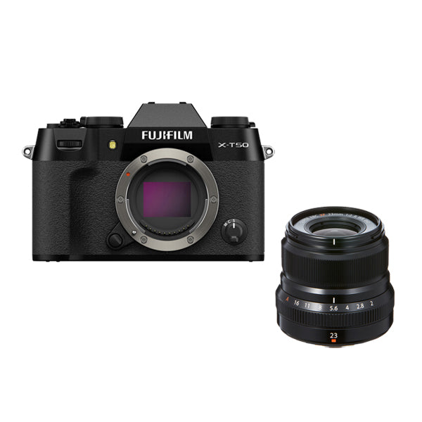 XT50 Black + XF23F1.4WR