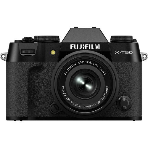 Fujifilm X-T50 Mirrorless Camera with XC 15-45mm Lens (Black)
