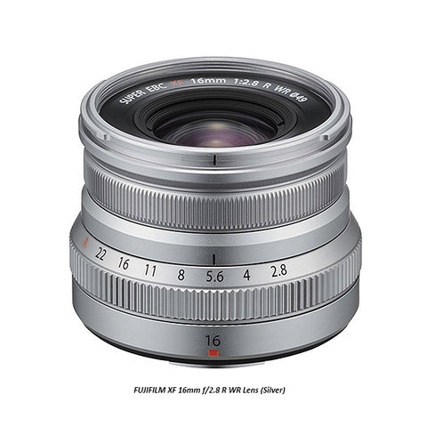 Fujifilm XF 16mm F2.8 R WR Lens (Silver)