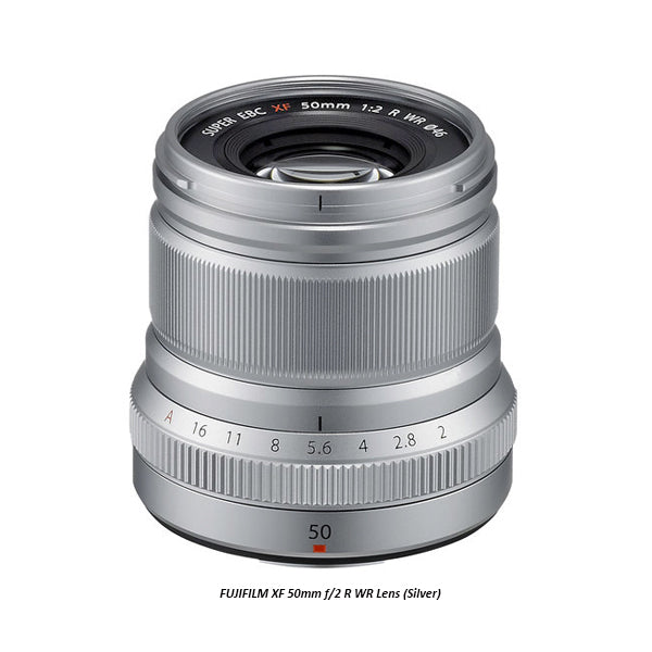 Fujifilm XF 50mm F2 R WR Lens (Silver)