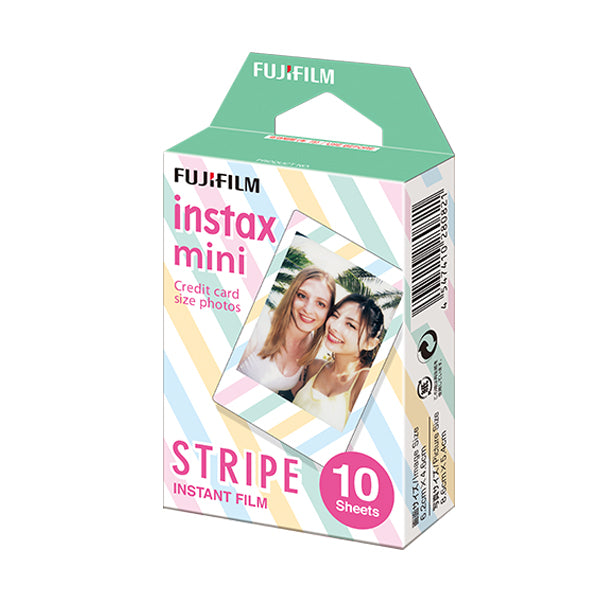 Fujifilm Instax Mini Stripes Film (10 Sheets)