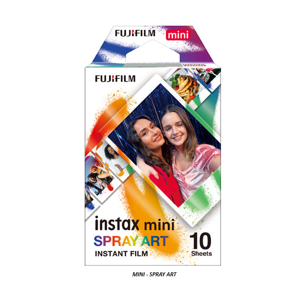 Fujifilm Instax Mini Film - Spray Art (10 Exposures)