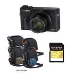 Canon G7X mark II with Camera Bag and McSD Card 128GB