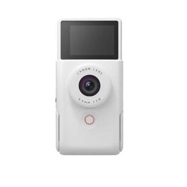 Canon PowerShot V10 Vlogging Camera (White) — alternate view