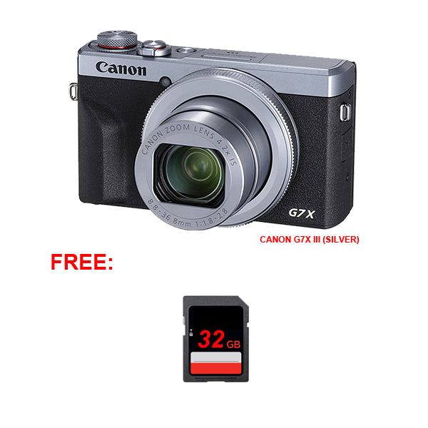 Canon PowerShot G7 X Mark III Digital Camera (Silver) — alternate view