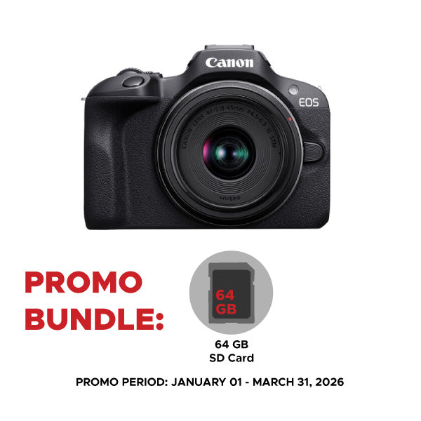 Canon EOS R100 Mirrorless Camera with 18-45mm Lens