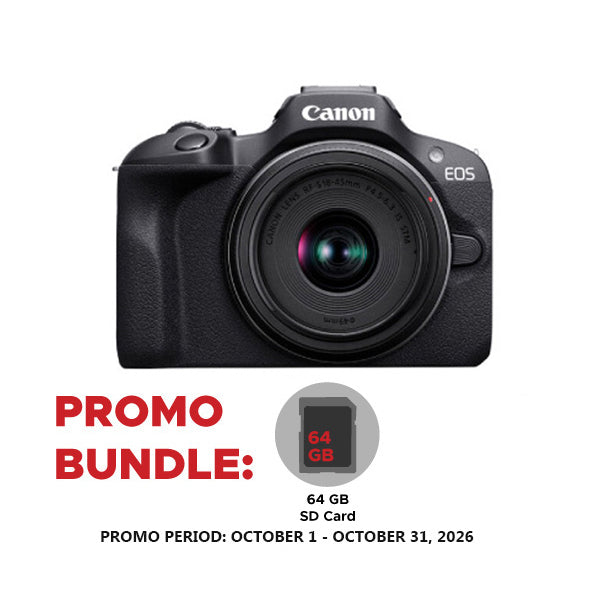 Canon EOS R100 Mirrorless Camera with 18-45mm Lens