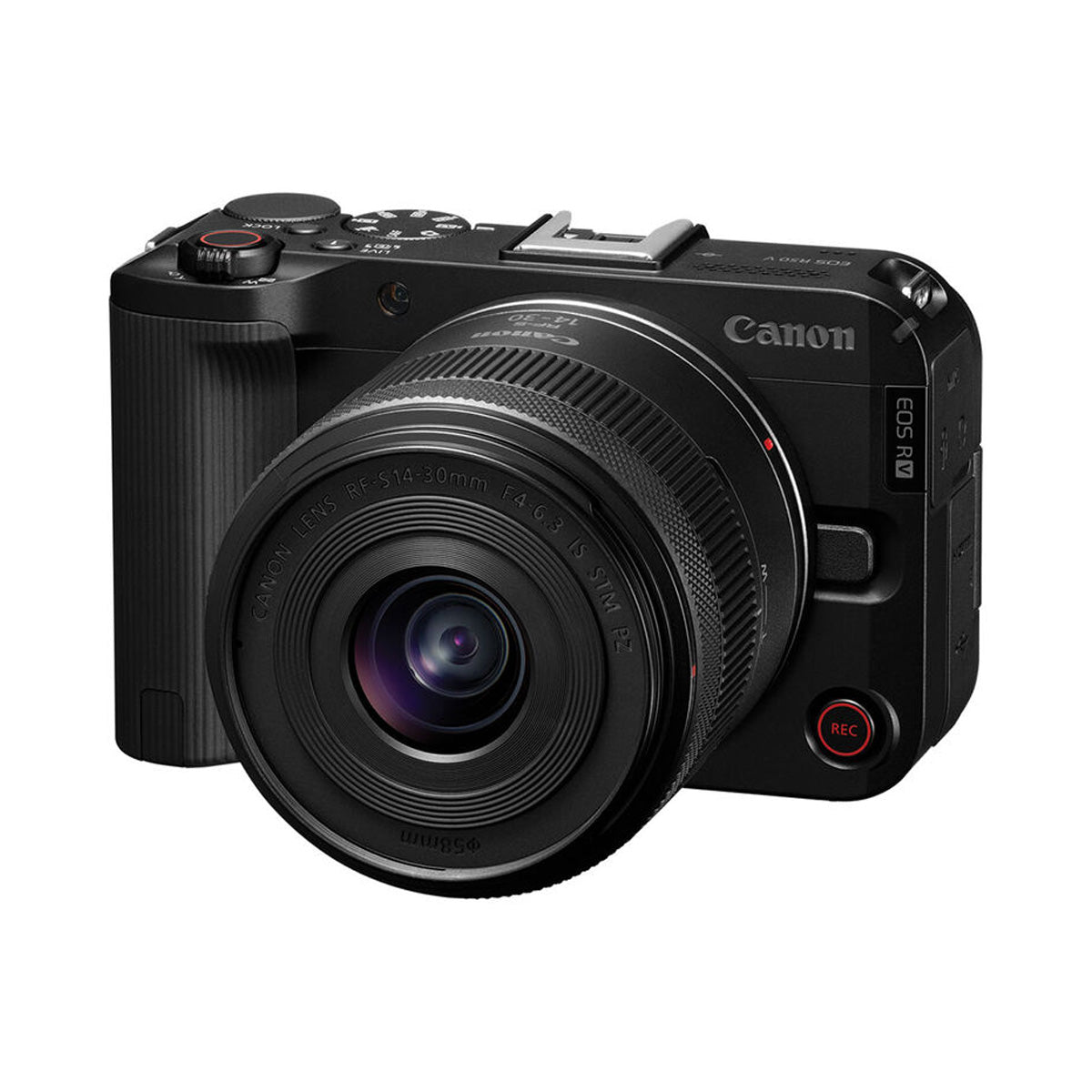 Canon EOS R50 V Mirrorless Camera with RF-S 14-30mm F4-6.3 IS STM PZ Lens (Black)