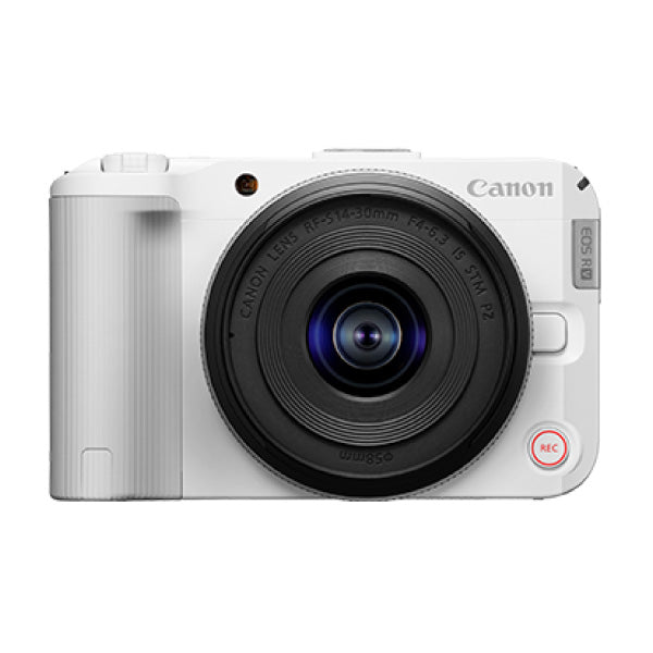 Canon EOS R50 V Creator Kit with RF-S 14-30mm STM and 128GB SD Card (White) — alternate view