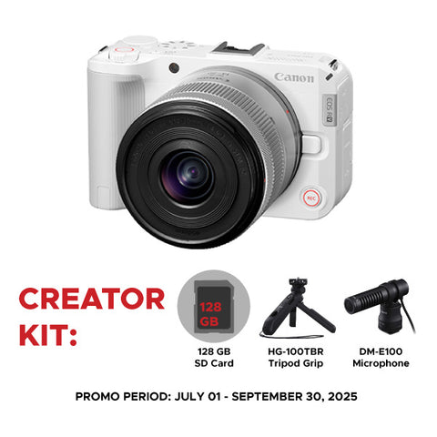 EOS R50V WHOT RF-S14-30mm IS STM CONTENT CREATOR Kit with SD128GB V30