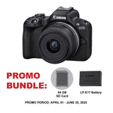 Canon EOS R50 Mirrorless Camera with 18-45mm Lens Black