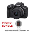 Canon EOS R50 Mirrorless Camera with 18-45mm Lens Black