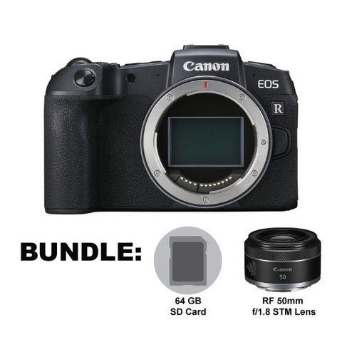 EOS RP Body with SD64GB + RF50F1.8