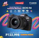 Canon EOS R8 Mirrorless Camera with RF 24-50mm