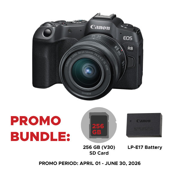 Canon EOS R8 Mirrorless Camera with RF 24-50mm Lens