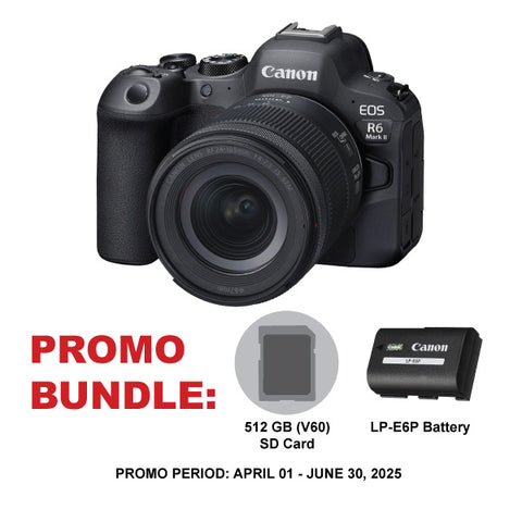 Canon EOS R6 Mark II Mirrorless Camera with 24-105mm F4-7.1 Lens