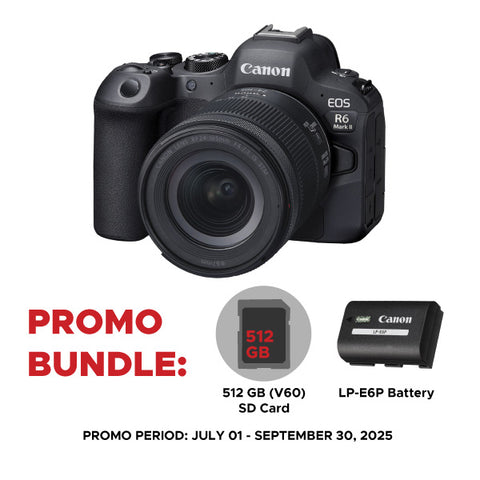 Canon EOS R6 Mark II Mirrorless Camera with 24-105mm F4-7.1 Lens