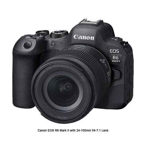 Canon EOS R6 Mark II Mirrorless Camera with 24-105mm F4-7.1 Lens