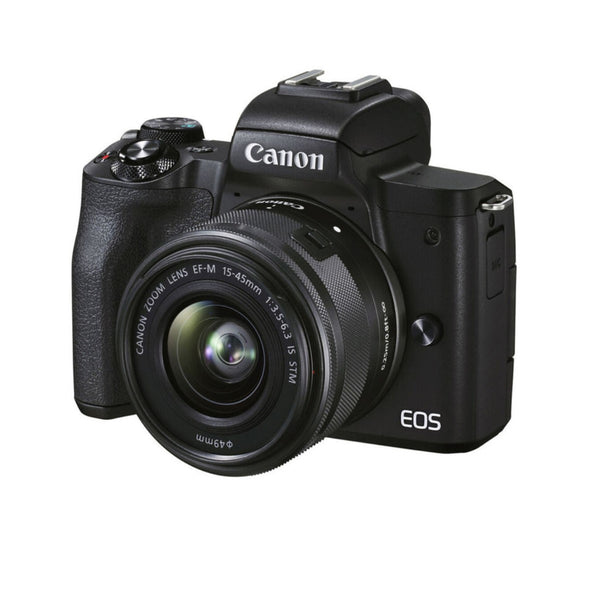 Canon EOS M50 Mark II Mirrorless Camera with 15-45mm Lens (Black)