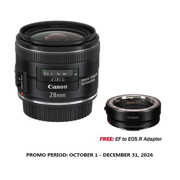 Canon EF 28mm F2.8 IS USM Lens