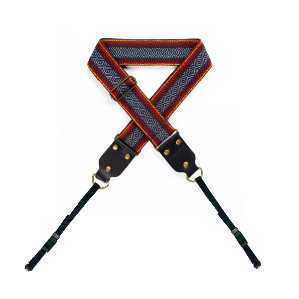 Panlipi Strap Loom Weave Lilaktob Red White KalCam06 Camera Strap