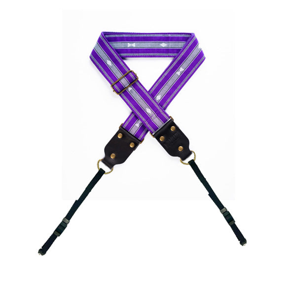 Panlipi Loom Weave Audrey Violet SagCam06 Camera Strap
