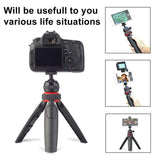 Lensgo L322 Mini Vlogging Tripod and Grip Black