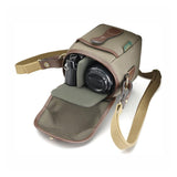 72 - Sage Fibrenyte / Chocolate Camera Bag